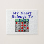 Mein Herz gehört Bingo Puzzle (Horizontal)