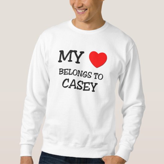 Mein Herz gehört CASEY Sweatshirt (Vorderseite)