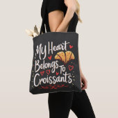Mein Herz gehört Croissant Patery Lovers Tasche (Von Nahem)