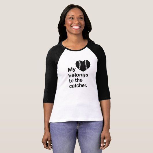 Mein Herz gehört dem Fänger T-Shirt (Vorne ganz)