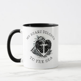 Mein Herz gehört dem Seeanker Tasse
