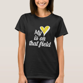 Mein Herz gehört dem Softballspieler auf diesem Fe T-Shirt