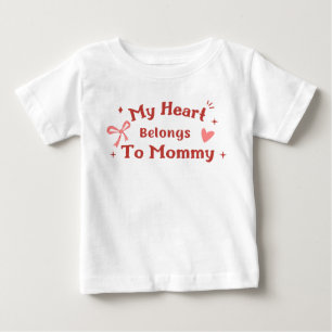 Mein Herz gehört der Mami Baby T-shirt