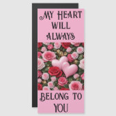 Mein Herz gehört dir. Magnetkarte (Vorne/Hinten)