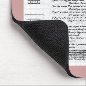 Mein Herz gehört dir Mousepad (Ecke)