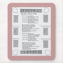 Mein Herz gehört dir Mousepad