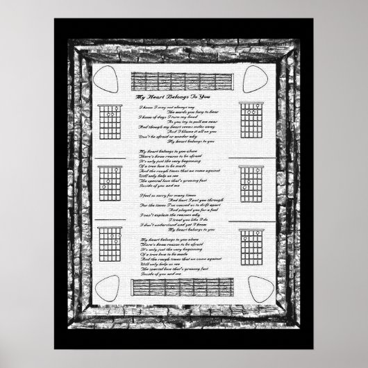 Mein Herz gehört dir Poster (Vorne)