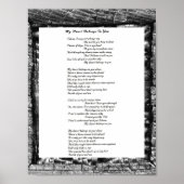 Mein Herz gehört dir Poster (Vorne)