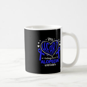 Mein Herz gehört einem Alopezie-Krieger Alopezie A Kaffeetasse