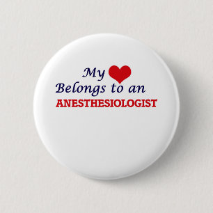 Mein Herz gehört einem Anästhesiologen Button