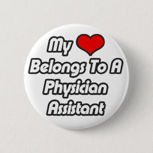 Mein Herz gehört einem Arzt Button