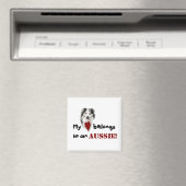 Mein Herz gehört einem Aussie! Magnet (In Situ (Geschirrspüler))
