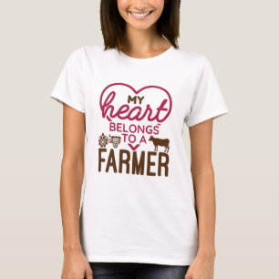 Mein Herz gehört einem Bauer T-Shirt