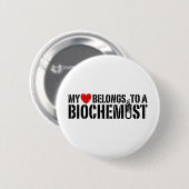 Mein Herz gehört einem Biochemiker Button (Vorne & Hinten)