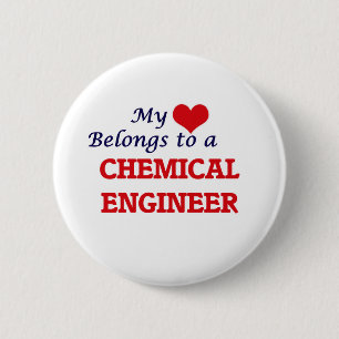 Mein Herz gehört einem Chemieingenieur Button