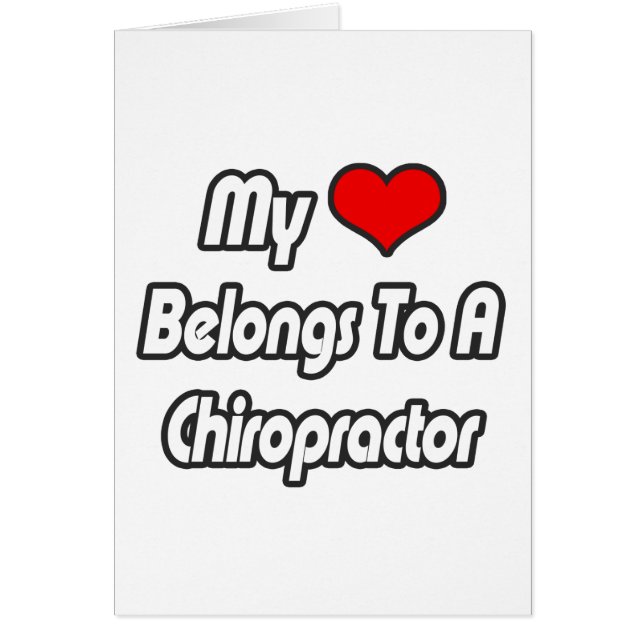 Mein Herz gehört einem Chiropraktor (Vorne)