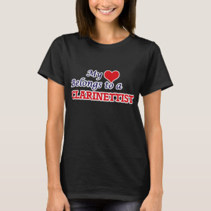 Mein Herz gehört einem Clarinettist T-Shirt