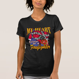 Mein Herz gehört einem Feuerwehrmann T-Shirt