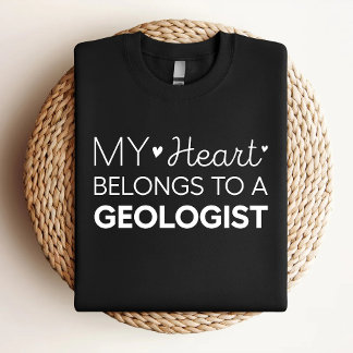 Mein Herz gehört einem Geologen Niedlich Geologen T-Shirt