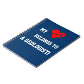 Mein Herz gehört einem Geologen! Notizblock (Linke Seite)