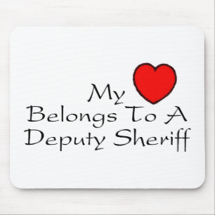 Mein Herz gehört einem Hilfssheriff Mousepad