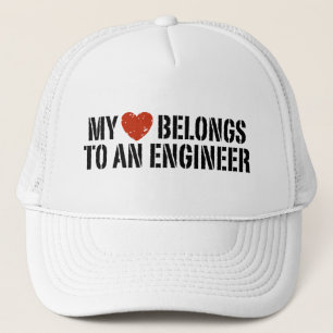 Mein Herz gehört einem Ingenieur Truckerkappe