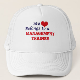 Mein Herz gehört einem Management Trainee Truckerkappe