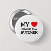 Mein Herz gehört einem METZGER Button (Vorne & Hinten)