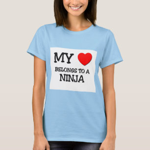 Mein Herz gehört einem NINJA T-Shirt