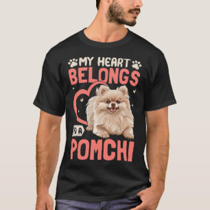 Mein Herz gehört einem Pomchi T-Shirt