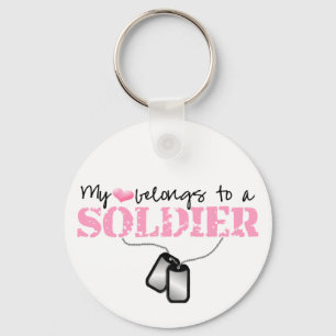 Mein Herz gehört einem Soldaten Schlüsselanhänger