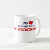 Mein Herz gehört einem Statistiker Kaffeetasse (VorderseiteRechts)