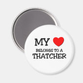 Mein Herz gehört einem THATCHER Magnet (Vorderseite/Rückseite)