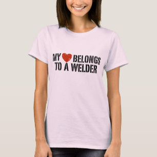 Mein Herz gehört einem Welder T-Shirt