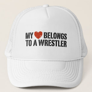 Mein Herz gehört einem Wrestler Truckerkappe