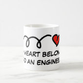 Mein Herz gehört einer ingenieurwissenschaftlichen Kaffeetasse (Mittel)