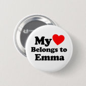 Mein Herz gehört Emma Button (Vorne & Hinten)
