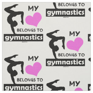 Mein Herz gehört Gymnastik Stoff