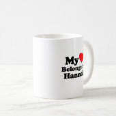 Mein Herz gehört Hannah Kaffeetasse (VorderseiteRechts)