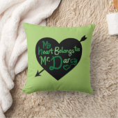 Mein Herz gehört Herzpfeilkissen Herrn Darcy Kissen (Decke)