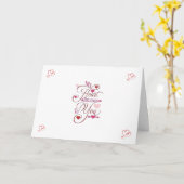 ***MEIN HERZ GEHÖRT IHNEN*** UNSER JAHRESTAG KARTE (Gelbe Blume)