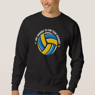 Mein Herz gehört jenem Volleyballspieler auf dem S Sweatshirt
