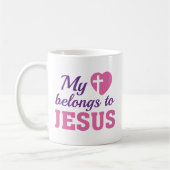 Mein Herz gehört Jesus Kaffeetasse (Links)