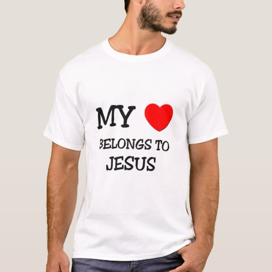 Mein Herz gehört Jesus T-Shirt (Vorderseite)