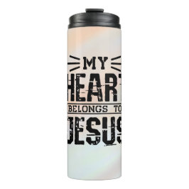 Mein Herz gehört Jesus Thermosbecher