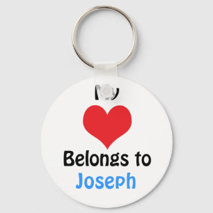 Mein Herz gehört Joseph Schlüsselanhänger