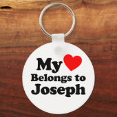 Mein Herz gehört Joseph Schlüsselanhänger (Vorderseite)