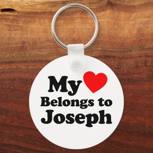 Mein Herz gehört Joseph Schlüsselanhänger (Vorderseite)