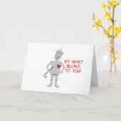 Mein Herz gehört Karte (Gelbe Blume)