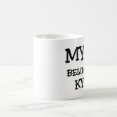 Mein Herz gehört KYLIE Kaffeetasse (Mittel)